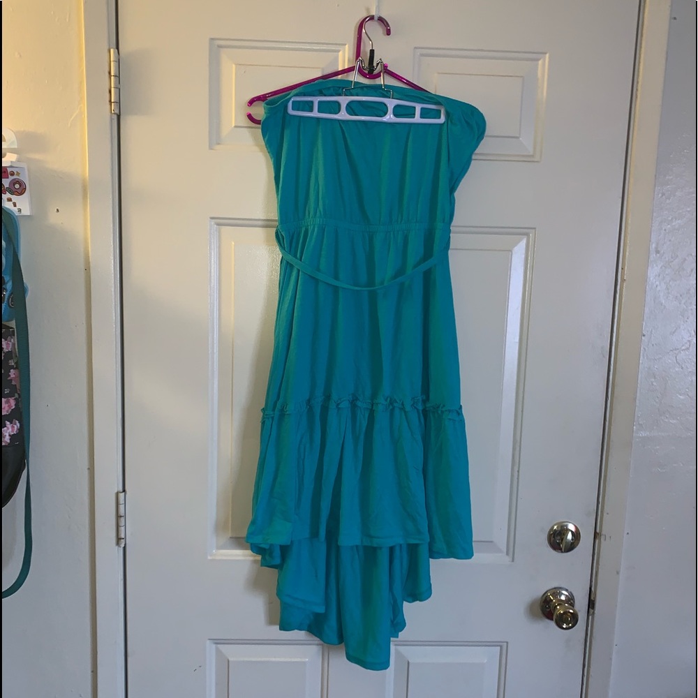 Strapless High low dress